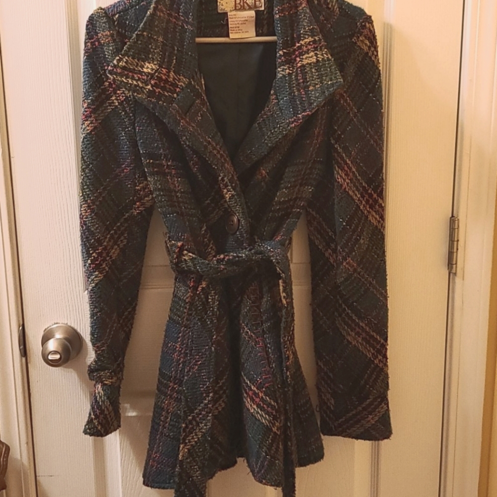 Plaid BKE coat